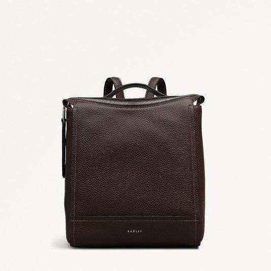 Radley London Dark Oak Small Ziptop Backpack