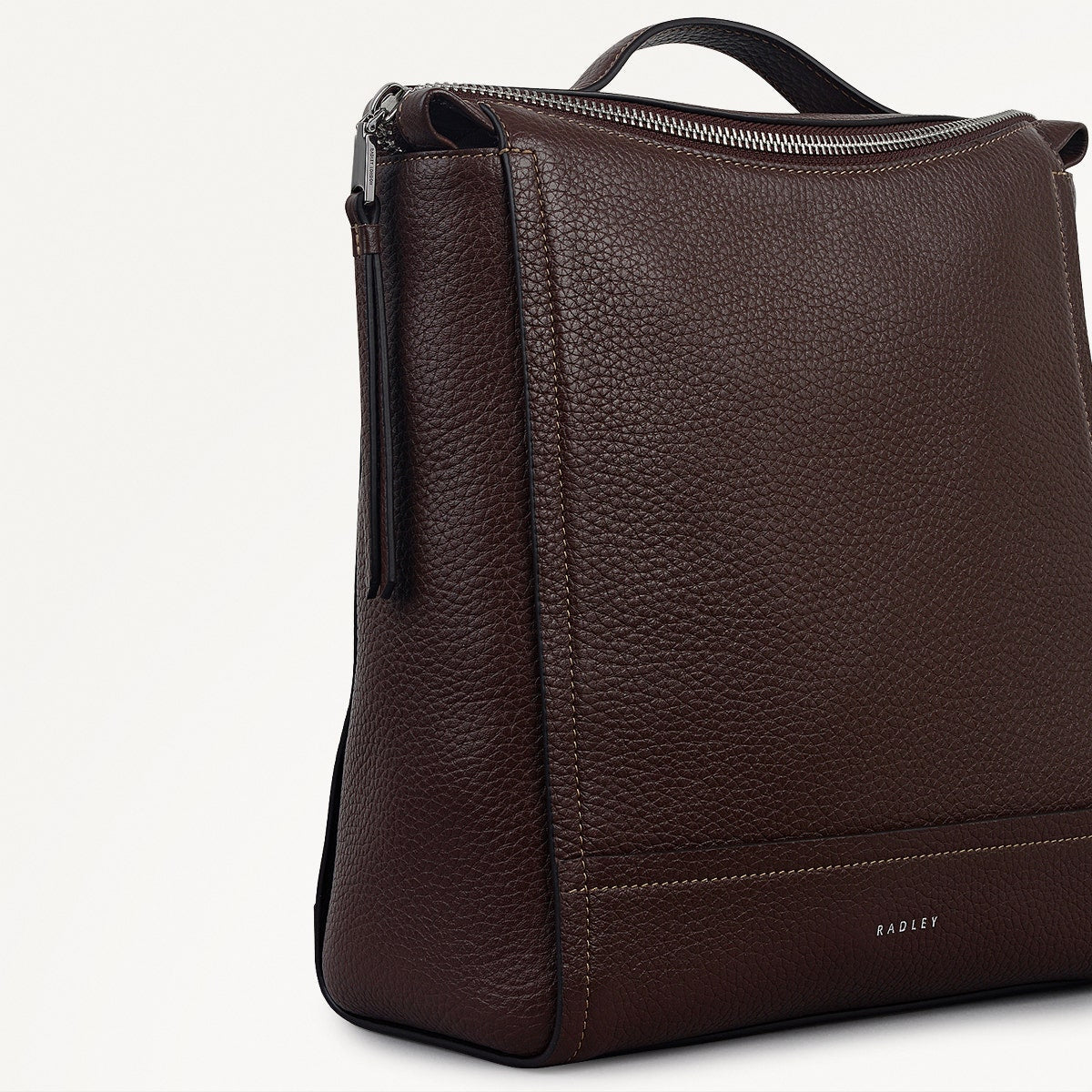 Radley London Dark Oak Small Ziptop Backpack