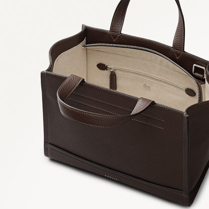 Radley London Dark Oak Medium Ziptop Grab Bag