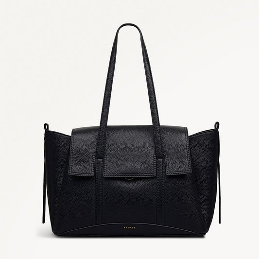 Radley London Black Medium Flapover Shoulder Bag