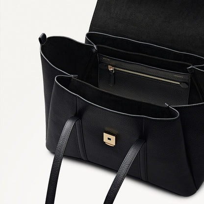 Radley London Black Medium Flapover Shoulder Bag