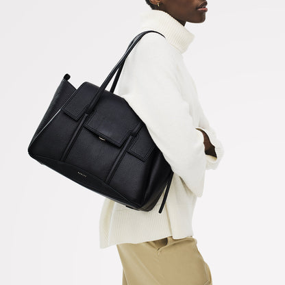 Radley London Black Medium Flapover Shoulder Bag