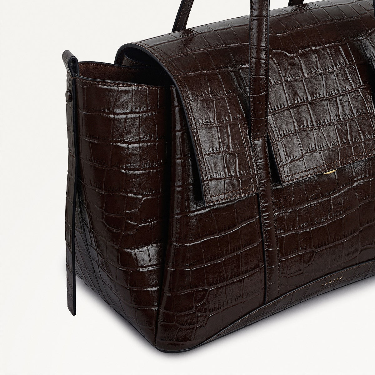 Radley London Dark Oak Medium Flapover Shoulder Bag