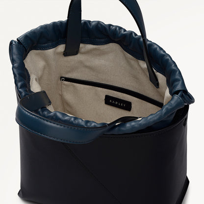 Radley London Black Small Drawstring Cross Body Bag
