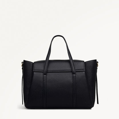Radley London Black Medium Flapover Grab Bag