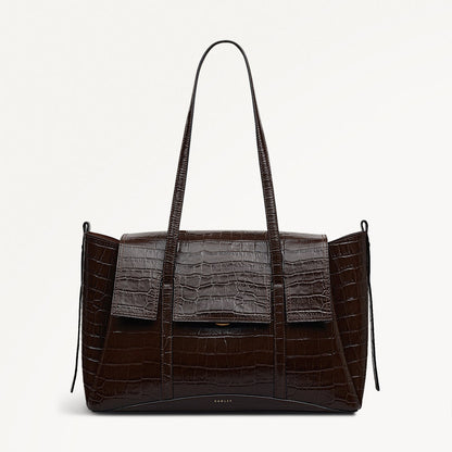 Radley London Dark Oak Large Flapover Shoulder Bag