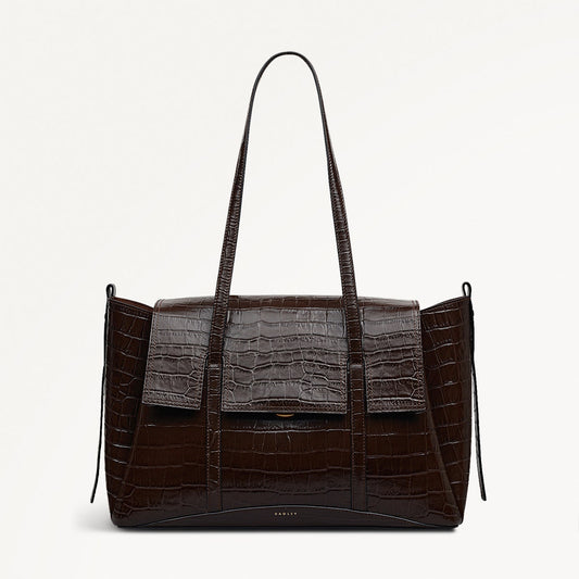 Radley London Dark Oak Large Flapover Shoulder Bag