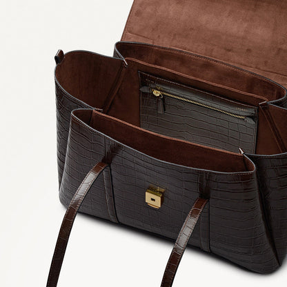 Radley London Dark Oak Large Flapover Shoulder Bag