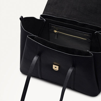 Radley London Black Large Flapover Shoulder Bag