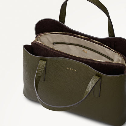 Radley London Pine Needle Medium Ziptop Grab Bag