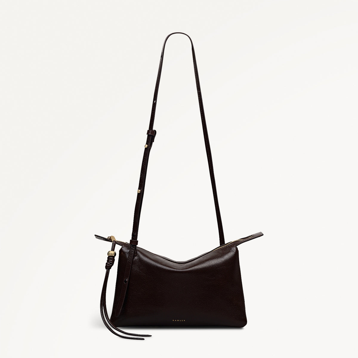 Radley London Dark Oak Medium Ziptop Cross Body Bag