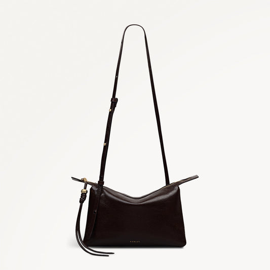 Radley London Dark Oak Medium Ziptop Cross Body Bag