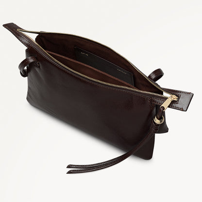 Radley London Dark Oak Medium Ziptop Cross Body Bag