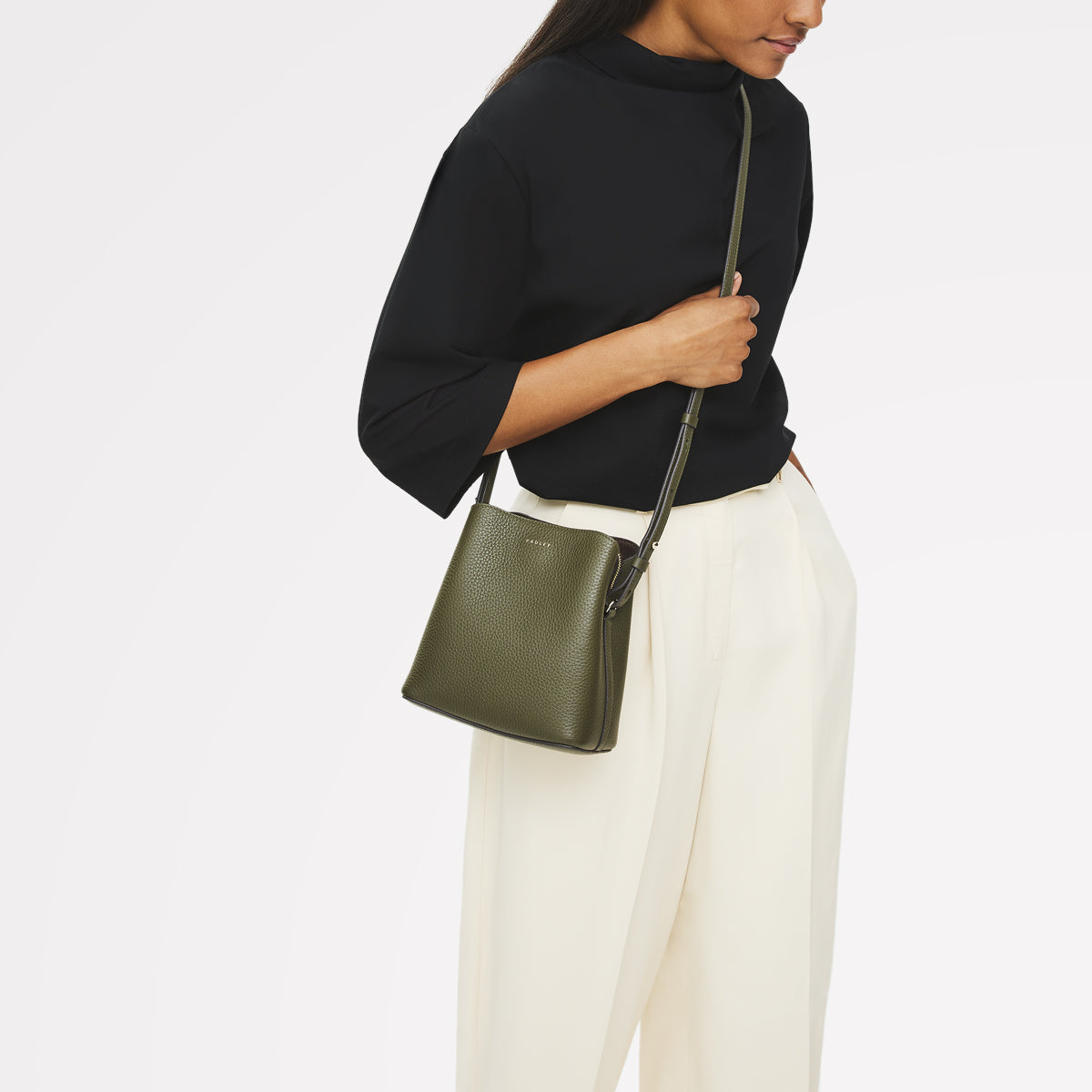 Radley London Pine Needle Small Compartment Cross Body Bag