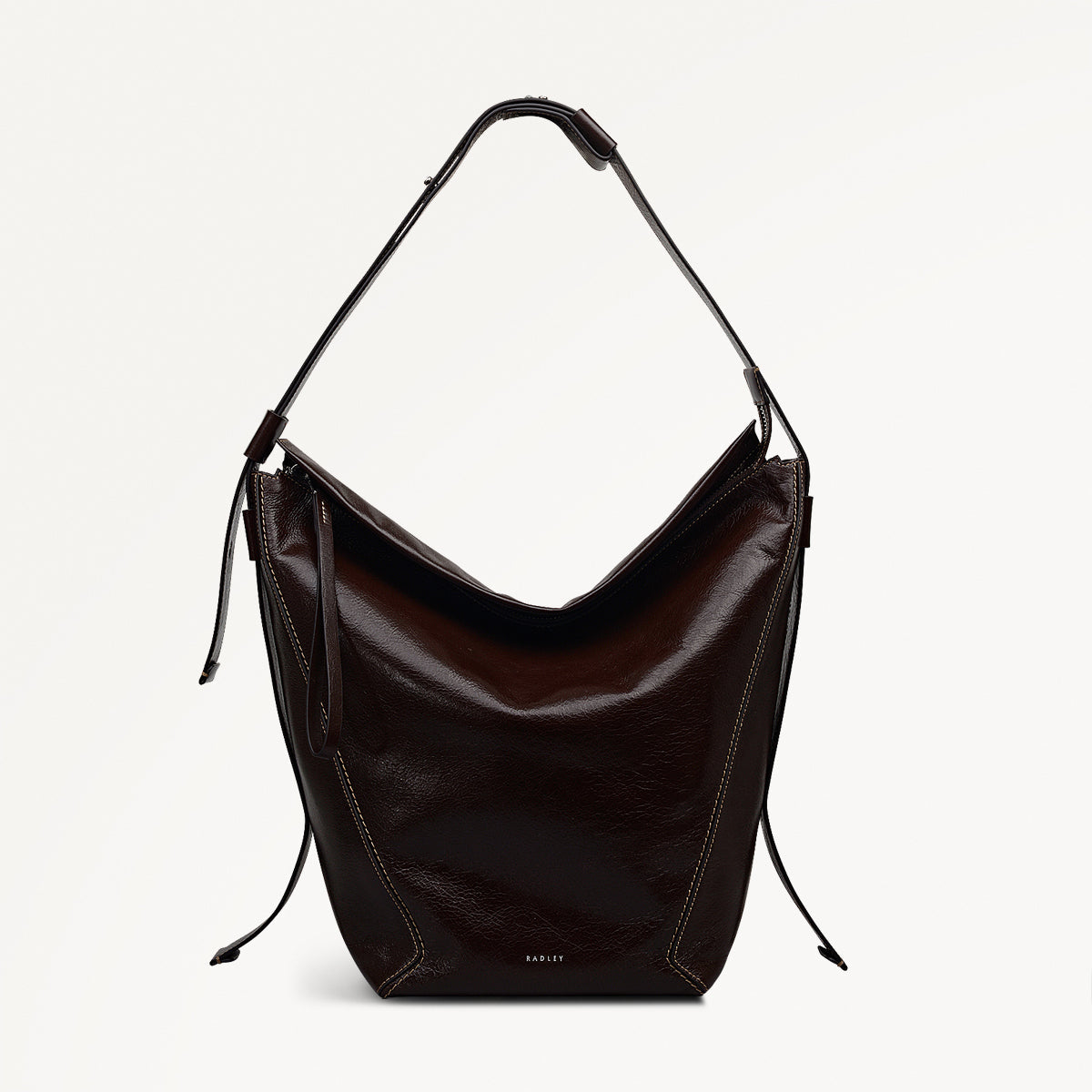 Radley London Dark Oak Large Ziptop Shoulder Bag