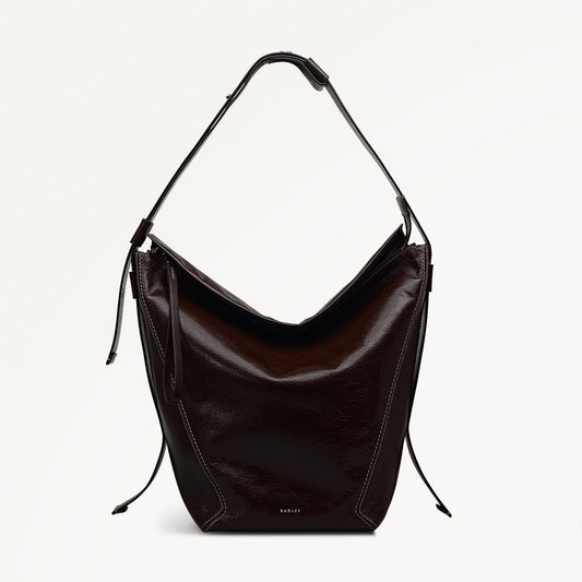 Radley London Dark Oak Large Ziptop Shoulder Bag