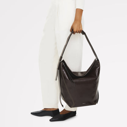 Radley London Dark Oak Large Ziptop Shoulder Bag
