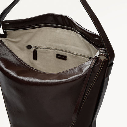 Radley London Dark Oak Large Ziptop Shoulder Bag