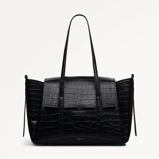 Radley London Black Medium Flapover Shoulder Bag