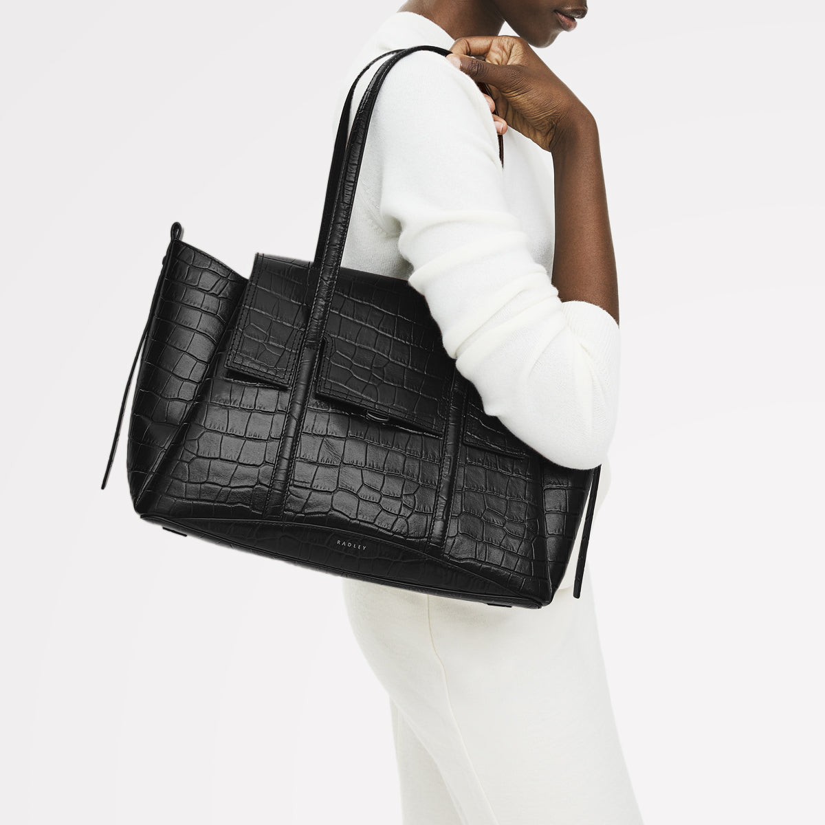 Radley London Black Medium Flapover Shoulder Bag