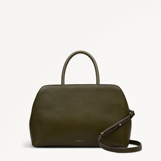 Radley London Pine Needle Medium Ziptop Grab Bag