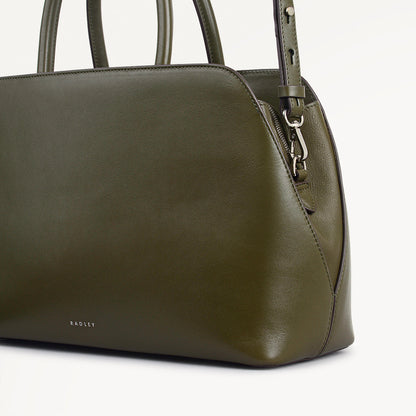 Radley London Pine Needle Medium Ziptop Grab Bag