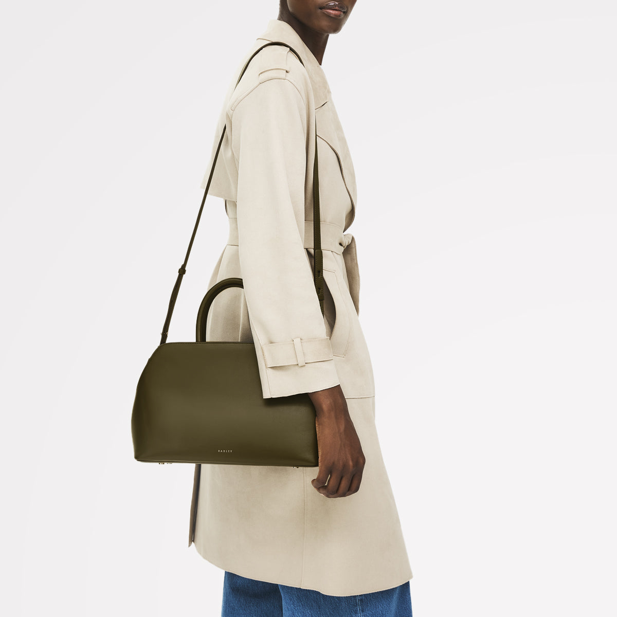 Radley London Pine Needle Medium Ziptop Grab Bag