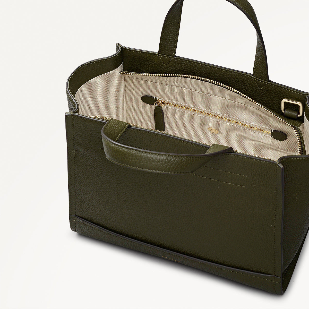 Radley London Pine Needle Medium Ziptop Grab Bag