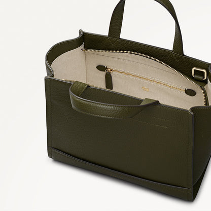Radley London Pine Needle Medium Ziptop Grab Bag