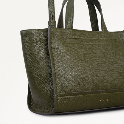 Radley London Pine Needle Medium Ziptop Grab Bag