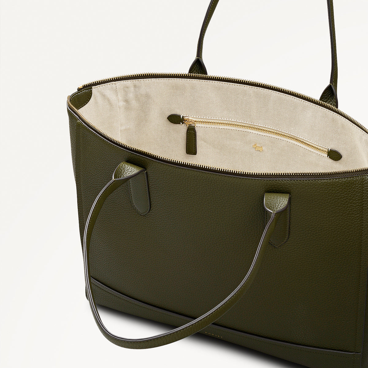 Radley London Pine Needle Medium Ziptop Tote Bag