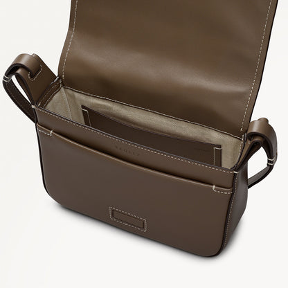 Radley London Coffee Small Flapover Cross Body Bag