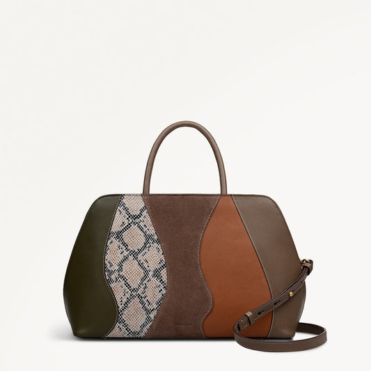 Radley London Coffee Medium Ziptop Grab Bag