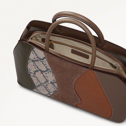 Radley London Coffee Medium Ziptop Grab Bag