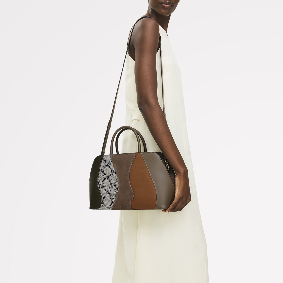 Radley London Coffee Medium Ziptop Grab Bag