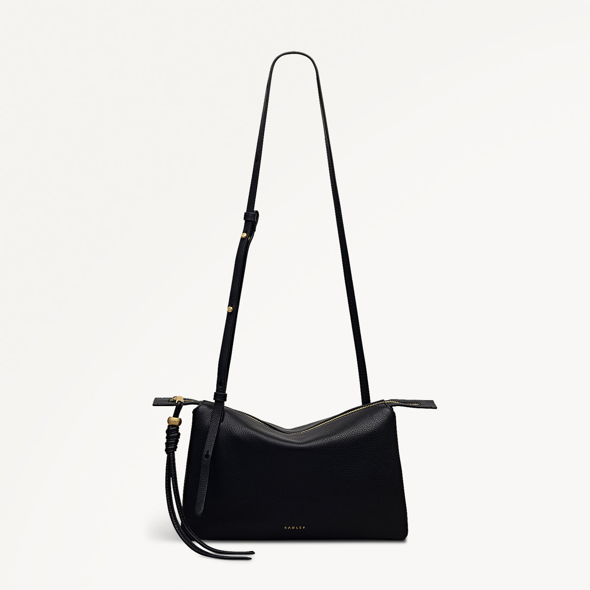 Radley London Black Medium Ziptop Cross Body Bag