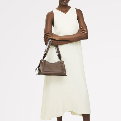 Radley London Coffee Medium Ziptop Shoulder Bag