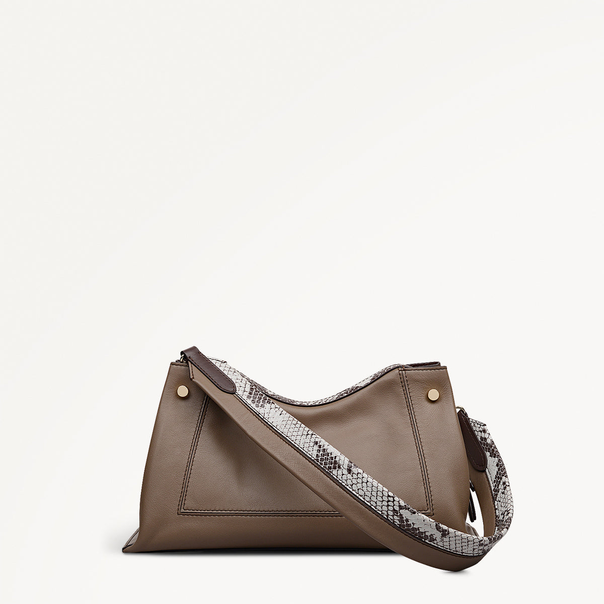 Radley London Coffee Medium Ziptop Shoulder Bag