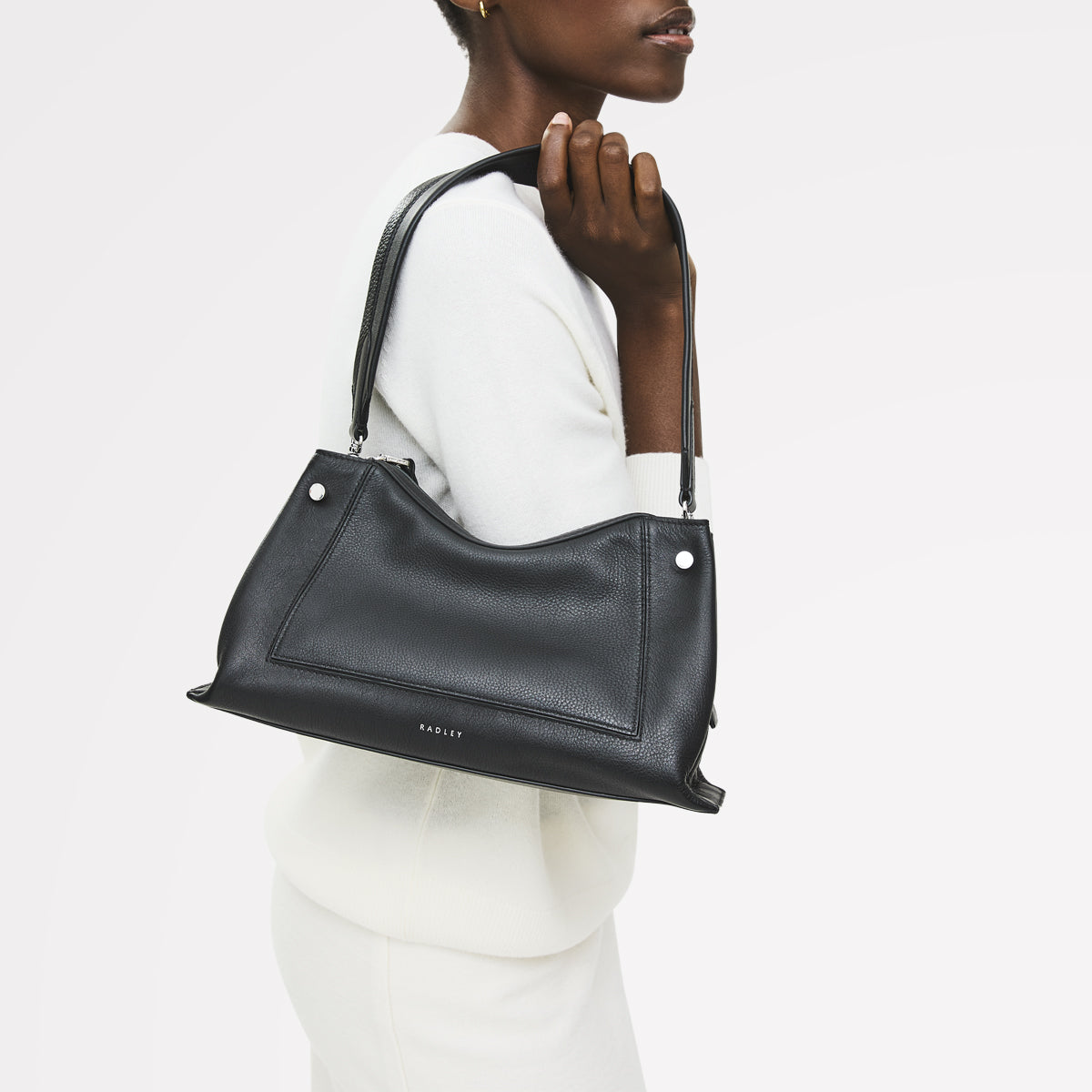 Radley London Black Medium Ziptop Shoulder Bag