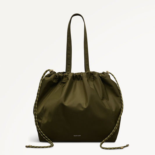Radley London Khaki Large Open Top Tote Bag