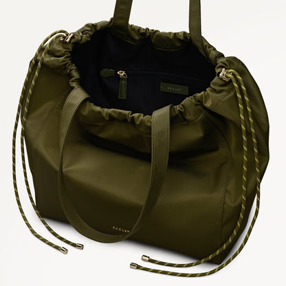 Radley London Khaki Large Open Top Tote Bag