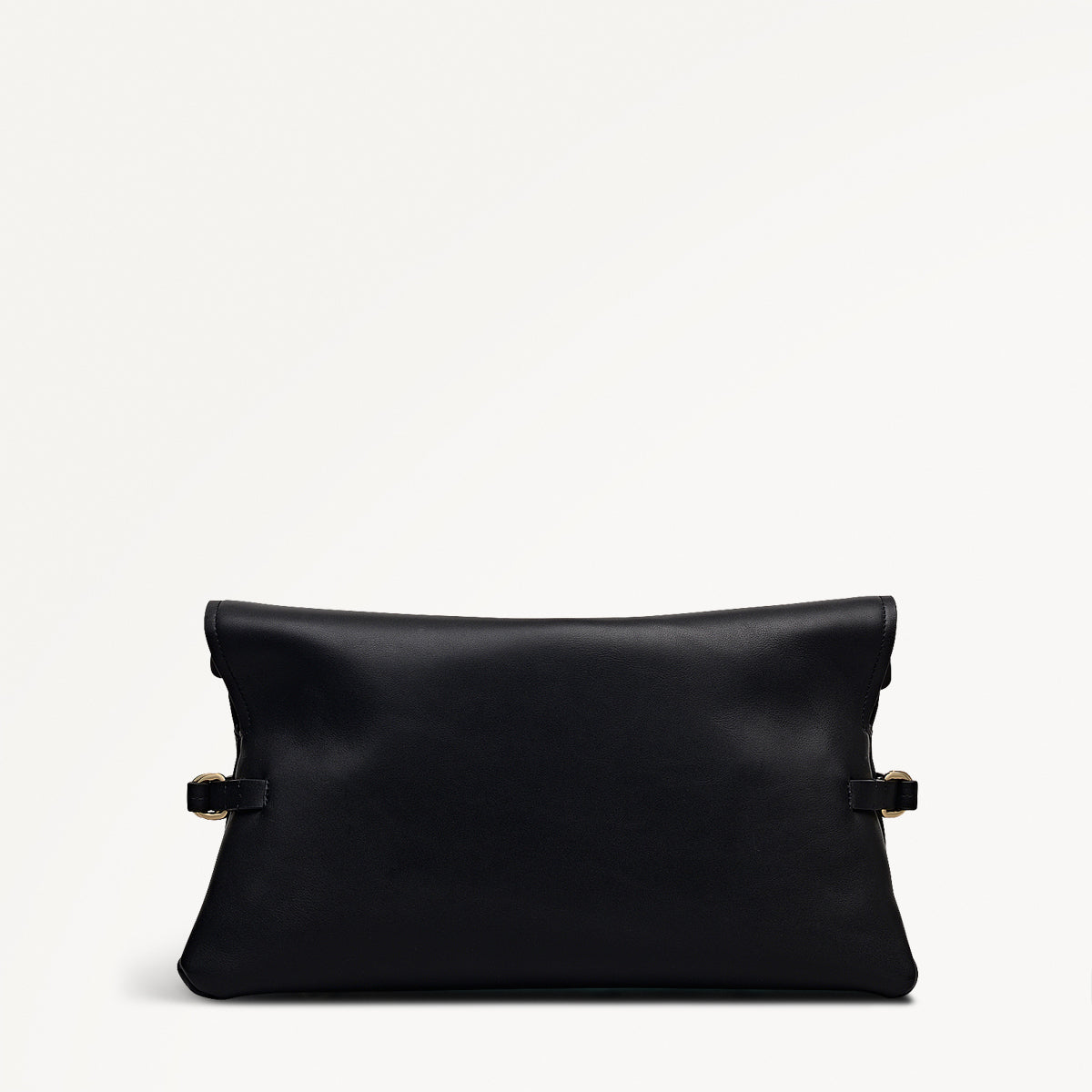 Radley London Black Large Flapover Clutch Bag