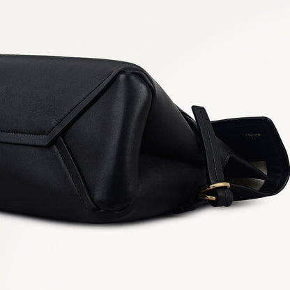 Radley London Black Large Flapover Clutch Bag