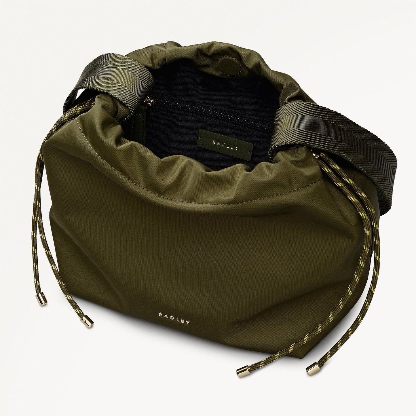 Radley London Khaki Small Open Top Cross Body Bag
