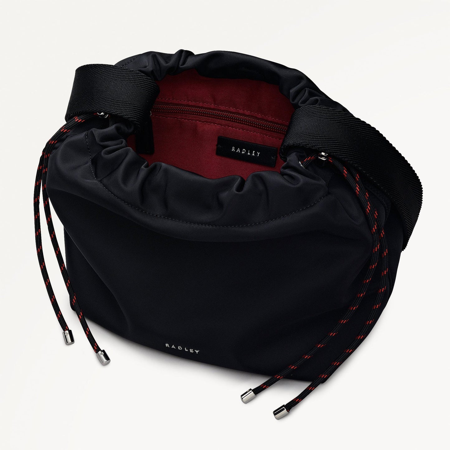 Radley London Black Small Open Top Cross Body Bag
