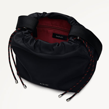 Radley London Black Small Open Top Cross Body Bag