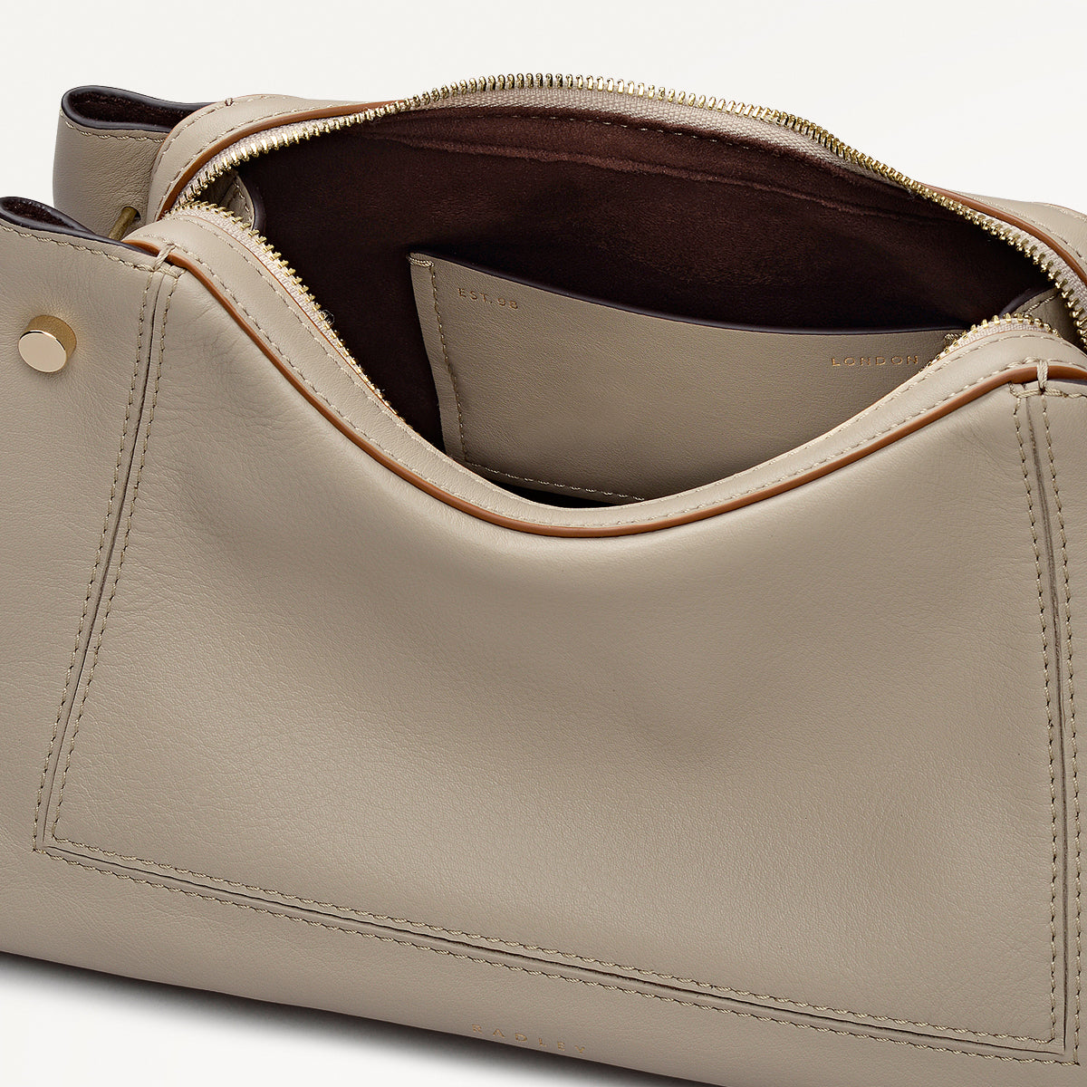Radley London Porcini Medium Ziptop Shoulder Bag
