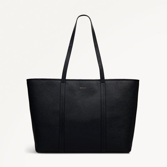 Radley London Black Large Ziptop Tote Bag