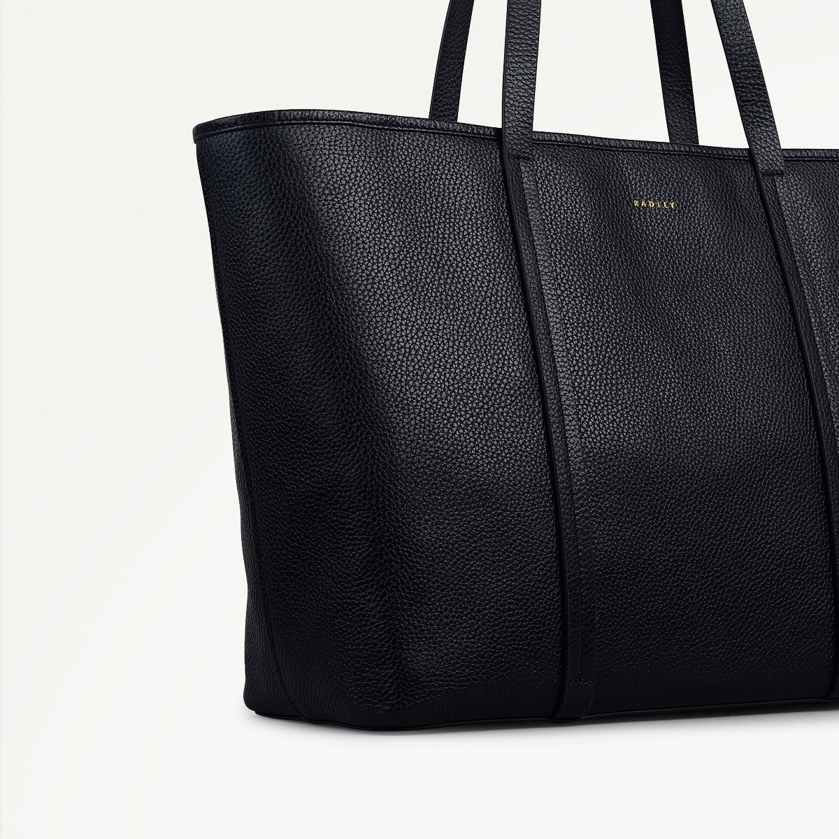 Radley London Black Large Ziptop Tote Bag