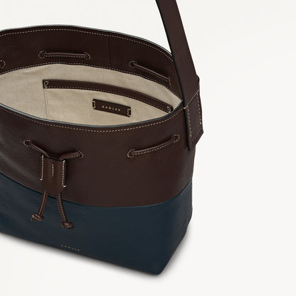 Radley London Dark Oak Medium Drawstring Shoulder Bag